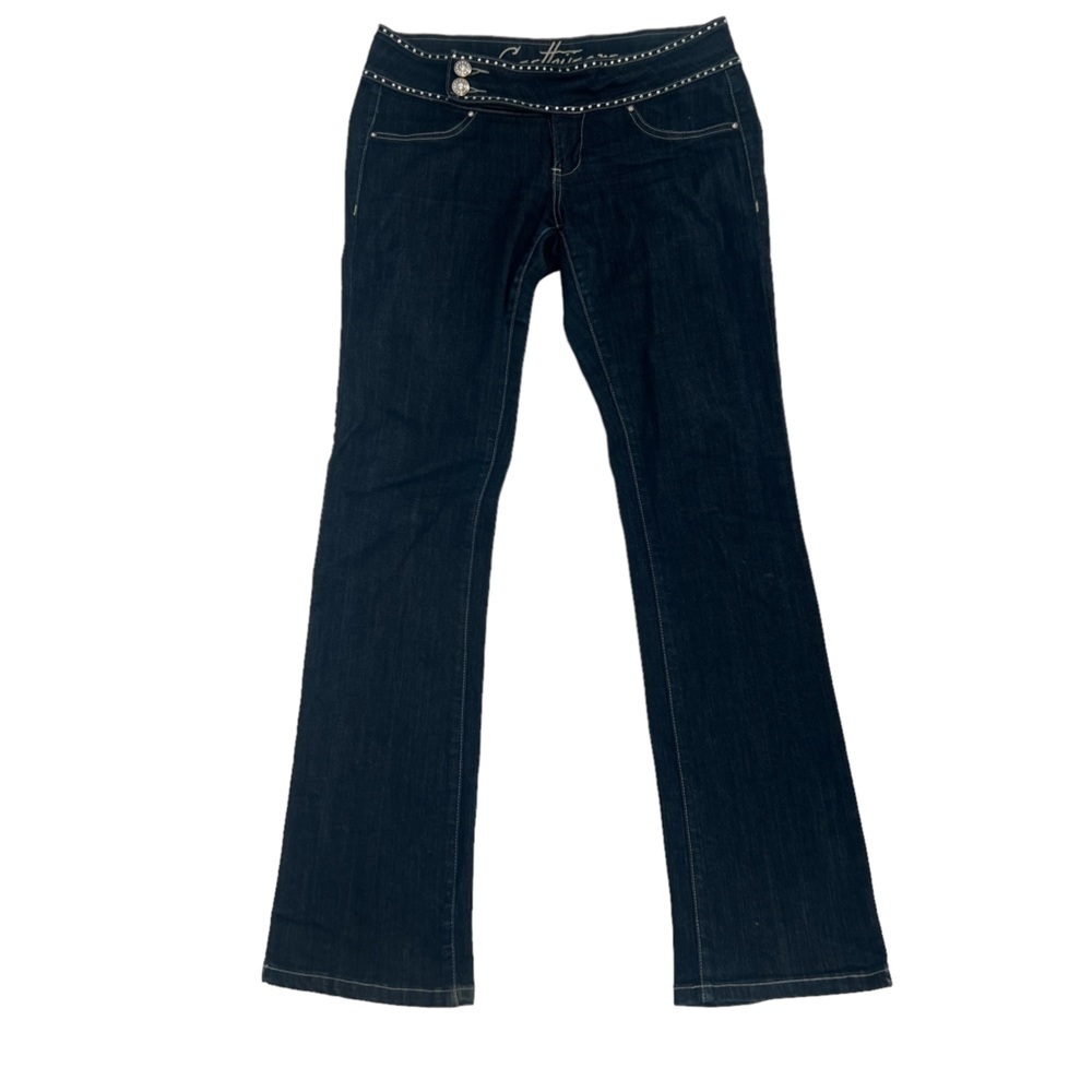 Ces’t Toi Wide Leg Embellished Jeans Size 9 Women’s